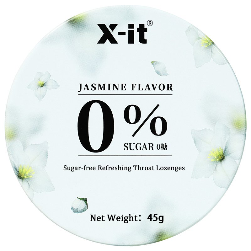 X-it Sugar-free Refreshing Throat Lozenges(Jasmine Flavor) 45g