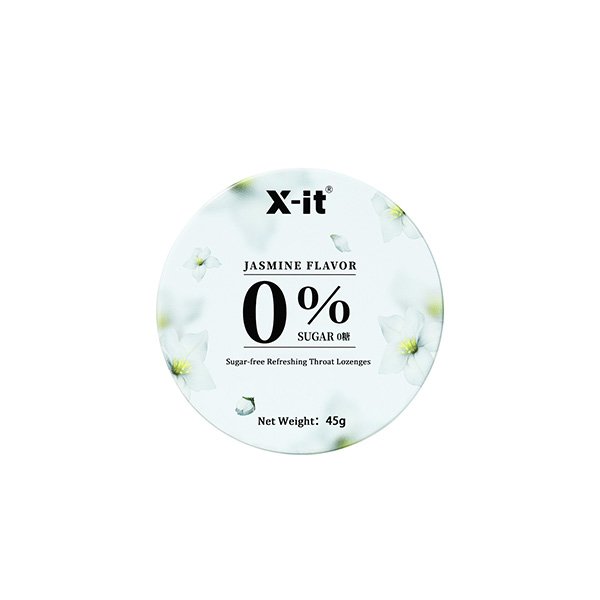 X-it Sugar-free Refreshing Throat Lozenges(Jasmine Flavor) 45g